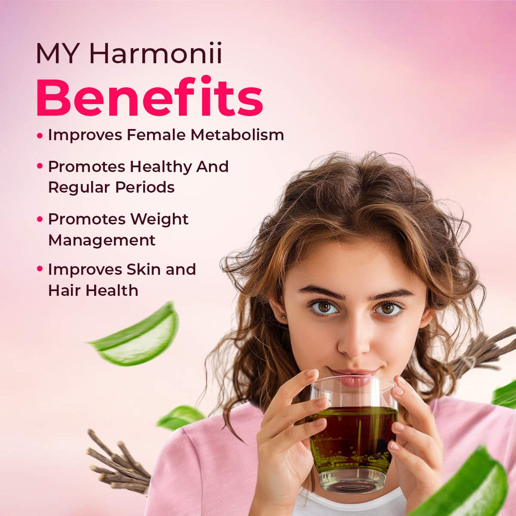 My Harmonii - Female Metabolism  |   Healthy Periods  |  Hormonal Health   |   Skin & Hair Health